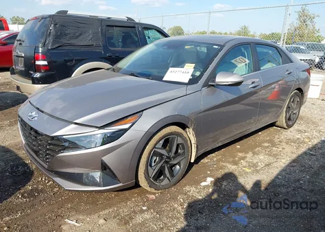 2023 Hyundai Elantra Hybrid Limited из США, поврежденный, VIN KMHLN4AJ2PU065346